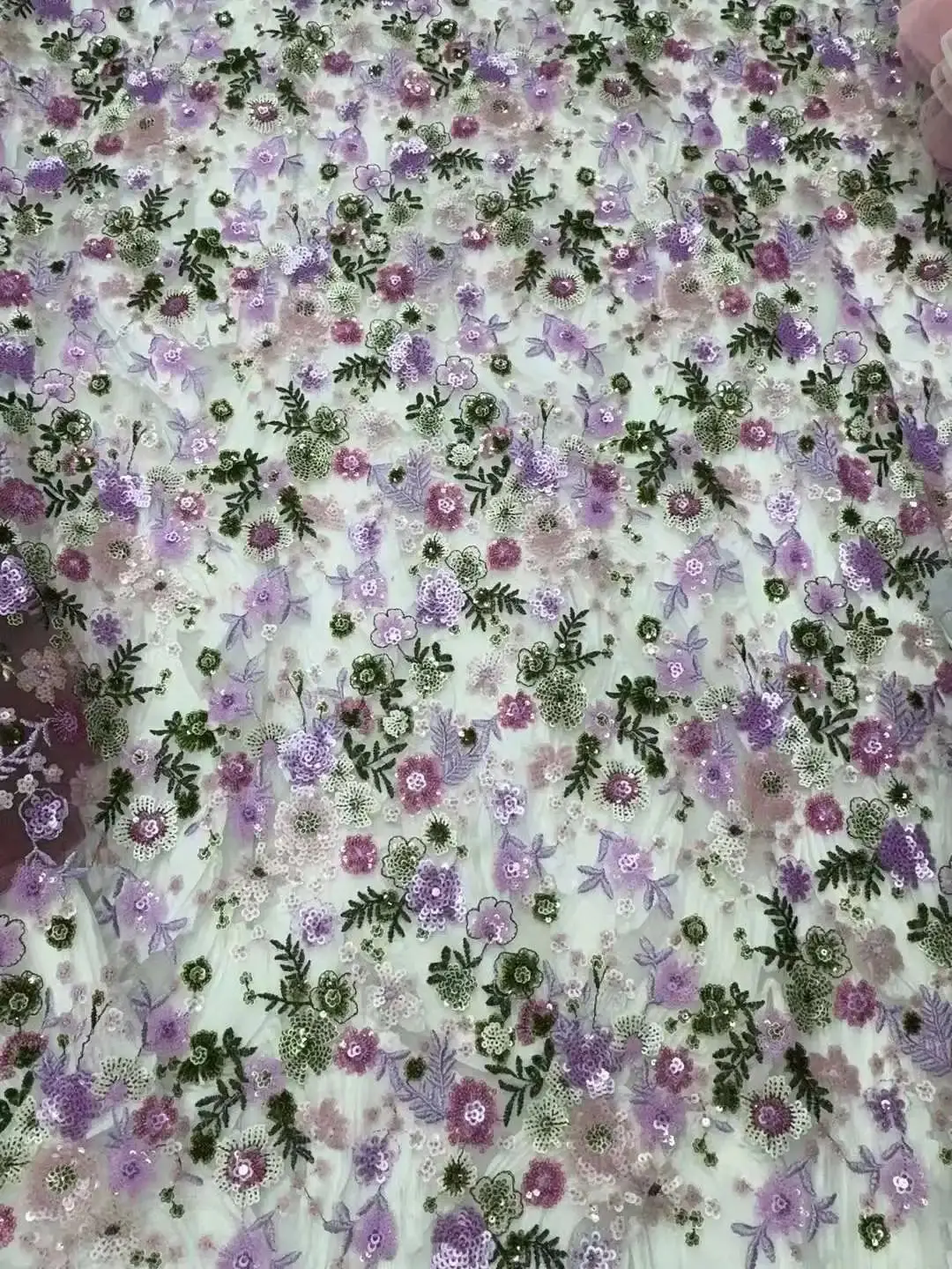 

High quality, Multicolor Sequins,Embroidery Lace ,Sequined African Nigeria Fabric Lace, Evening Dresses ,Weddings,Party