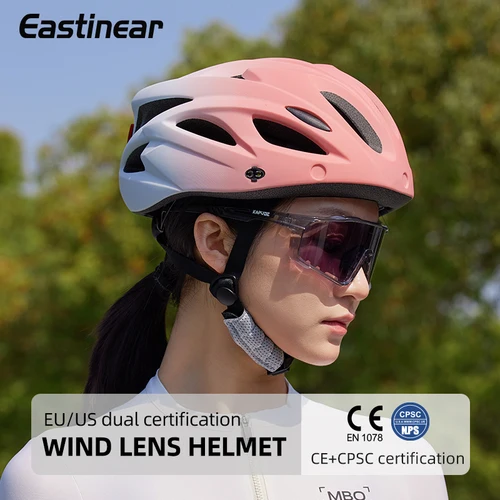 Eastinear 2025 nuevo casco de bicicleta 4 en 1 súper ligero 18 agujeros transpirable hombres y mujeres deportes al aire libre equipo de ciclismo