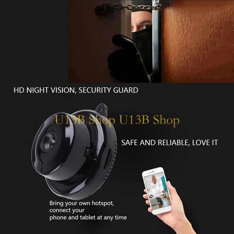U13B IR Light WiFi 1080p الكاميرا تراقب كل كاميرا اكتشاف الزاوية