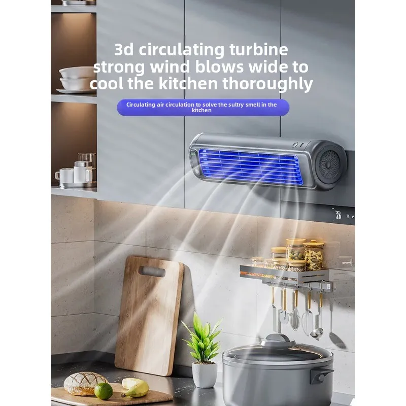 DQ-4  Air Conditioner Bathroom Toilet Toilet Non-punching Special Small Fan Bedroom Household Wall Mute Dormitory Electric Fan