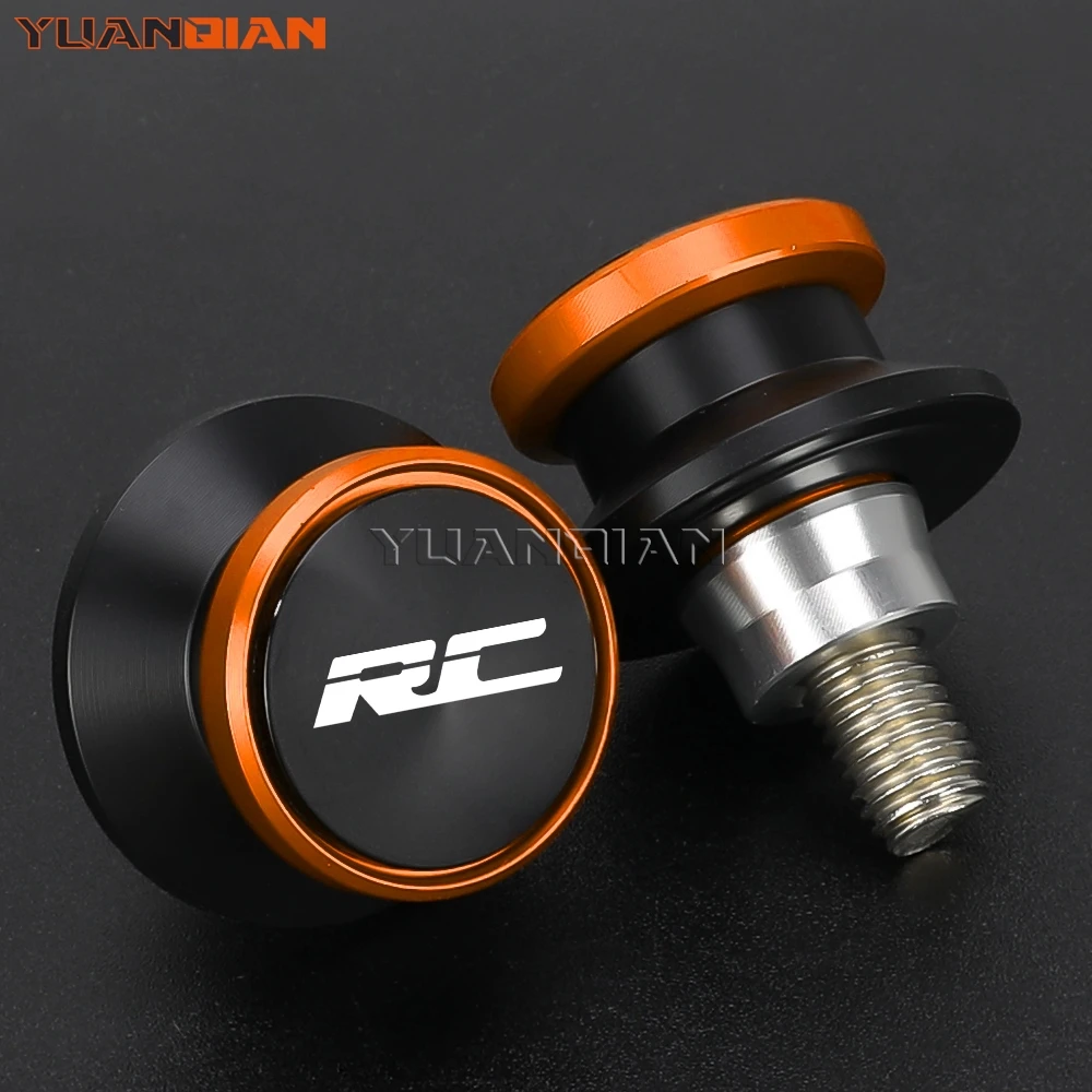 Motorcycles Accessories Rear Swingarm Spools Sliders Stand Screws For RC125 RC200 RC250 RC390 RC 125 200 250 390 2013-2026 New