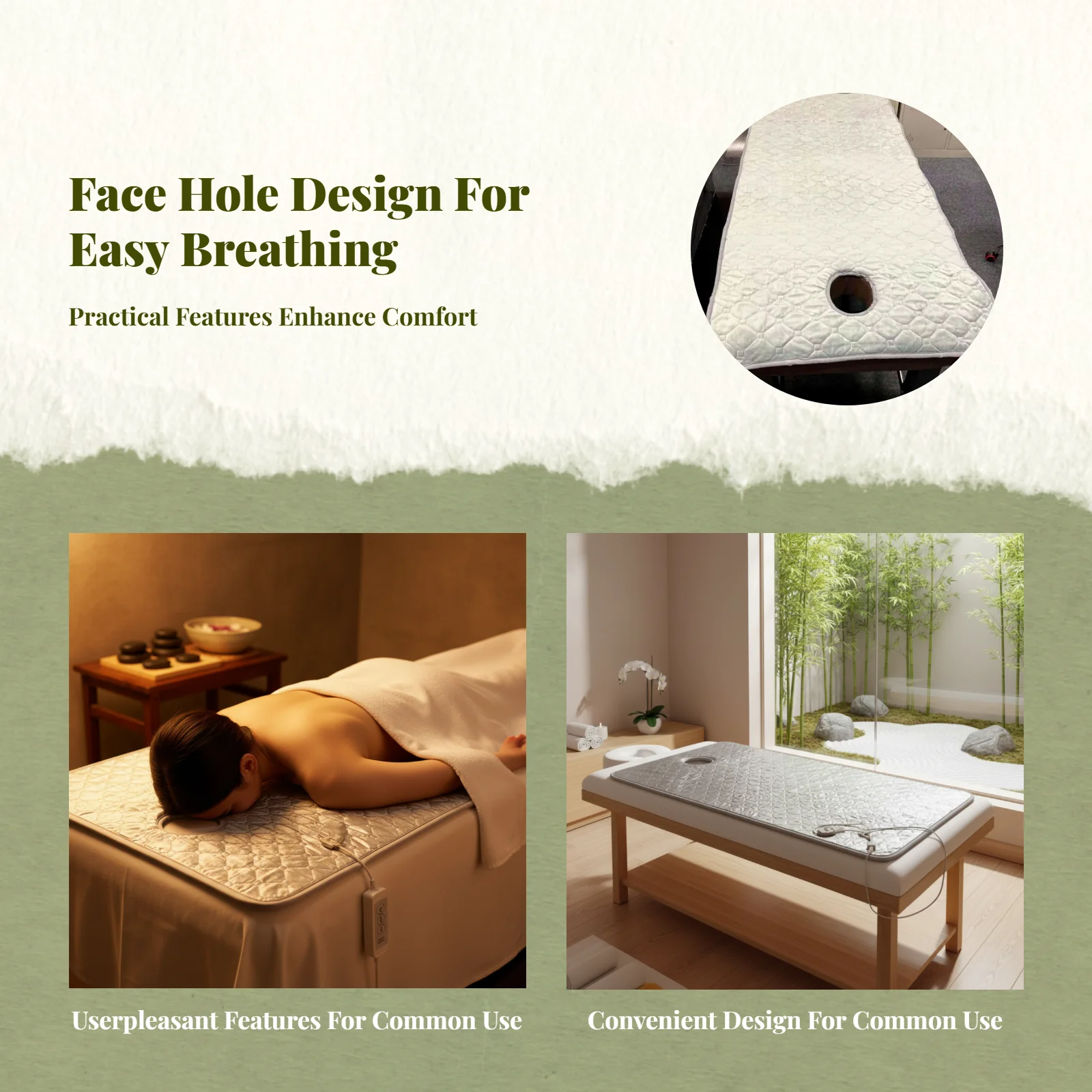 

Подогреваемое массажное одеяло для стола, механическое управление