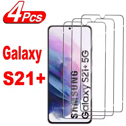 2/4Pcs Tempered Glass For Samsung Galaxy S21+ 5G HD Screen Protector
