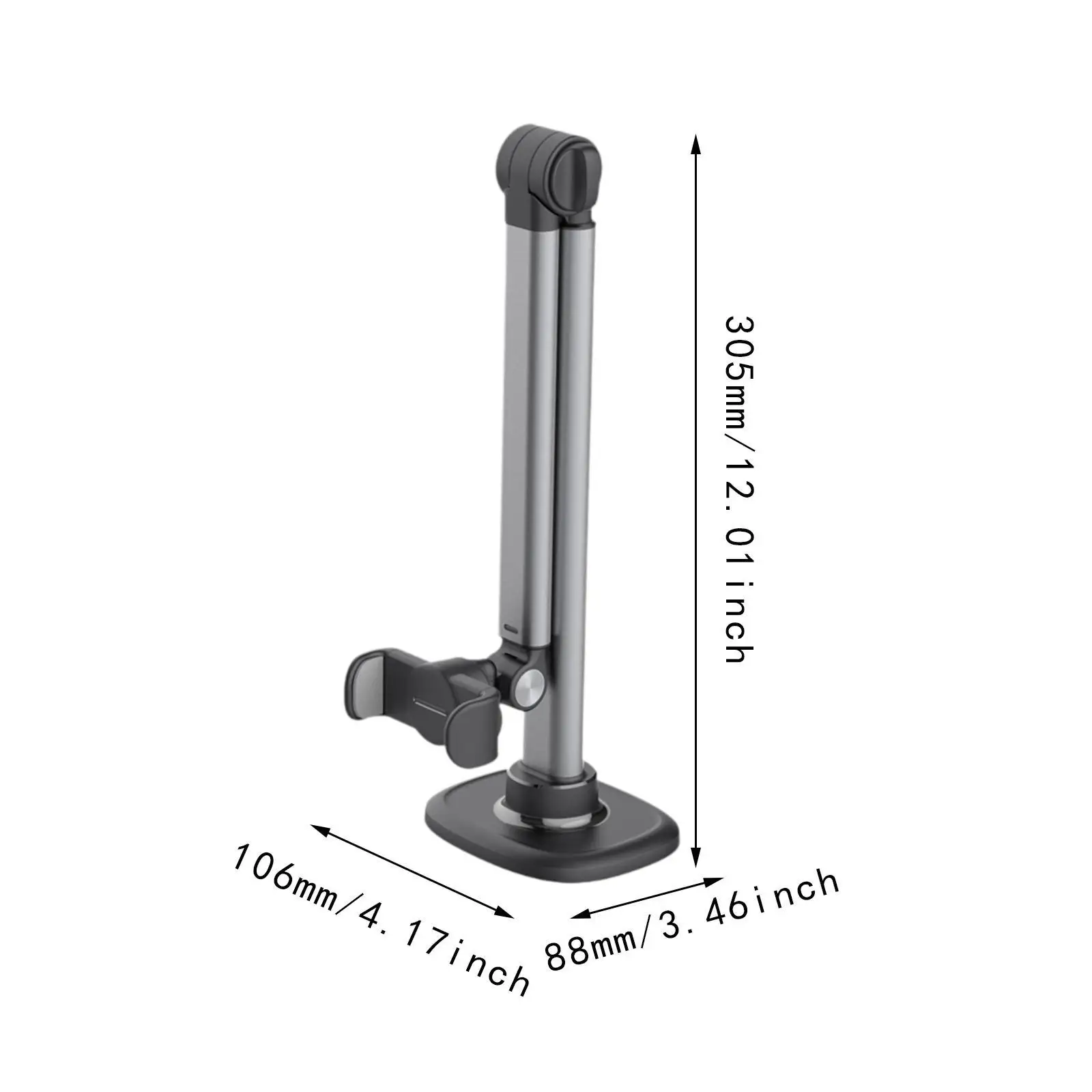 Extendable Selfie Stand Height Adjustable Phone Stand for Bed Kitchen Vlog