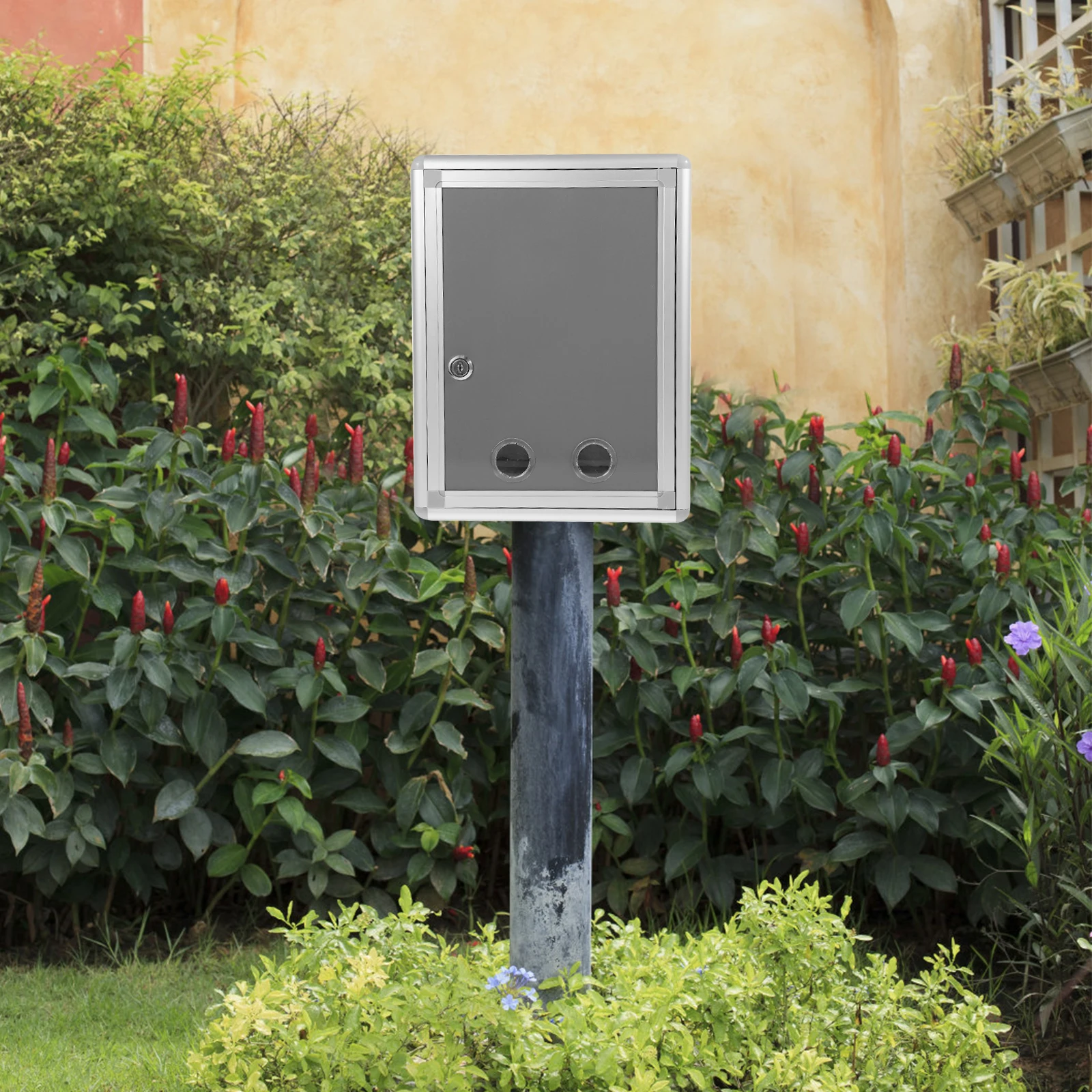 1Set Muur Suggestie Doos Plastic Aluminium Brievenbus Afsluitbare Multifunctionele Stembiljet Brief Collectie