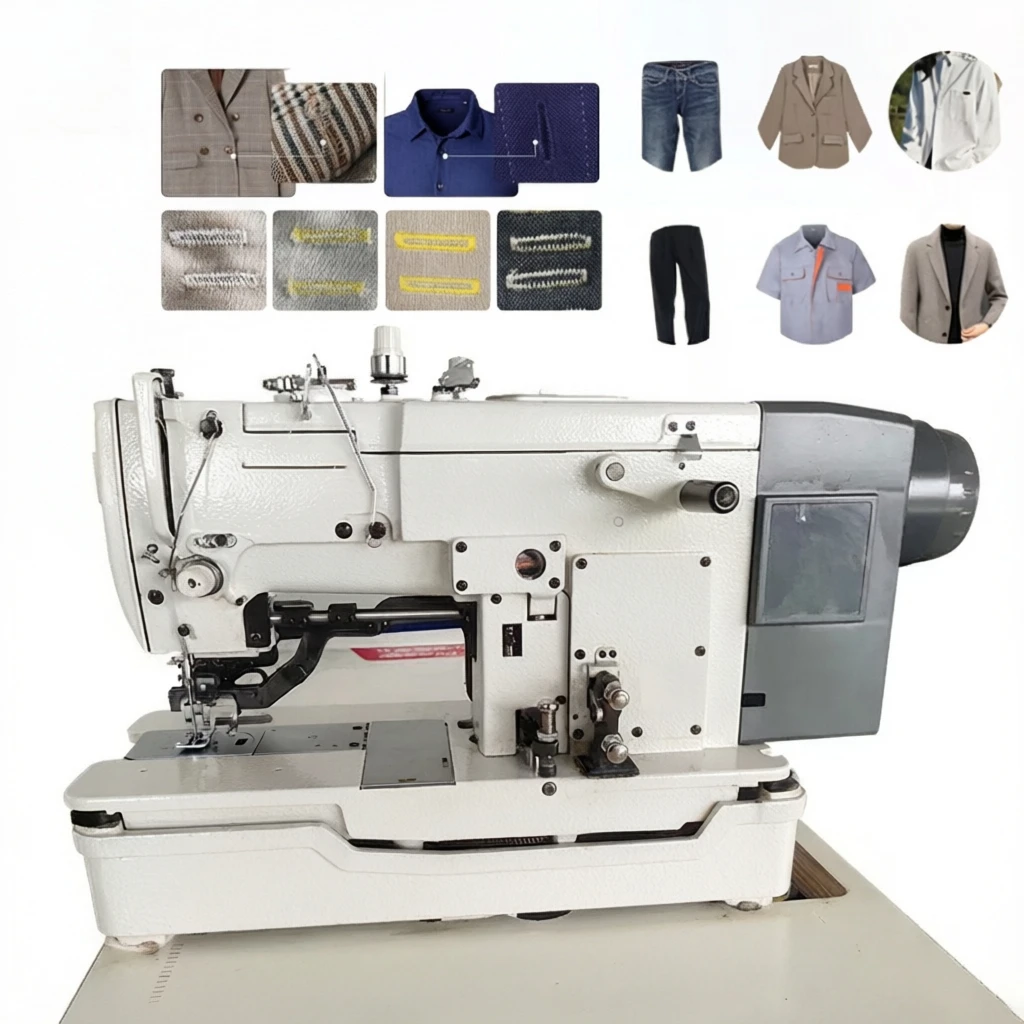 High-Speed Clothing Button Hole Flats Sew Machine Computerized Automatic buttonhole sewing machine