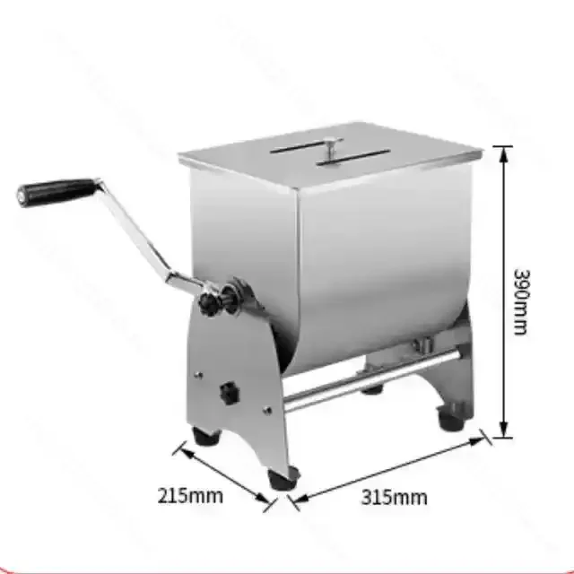 For Commercial Electric Stainless Steel Meat Grinder Tiltable Fixed Desktop Multifunctional Blender for Kitchen Food Processing