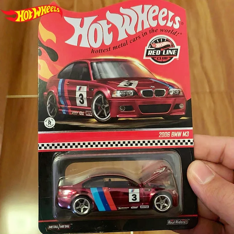 Hot Wheels Rlc 1:64 Bmw M3 E46 2006, modelo de coche de aleación fundida a presión, vehículo coleccionable de carreras para coleccionistas adultos, entusiastas de los coches