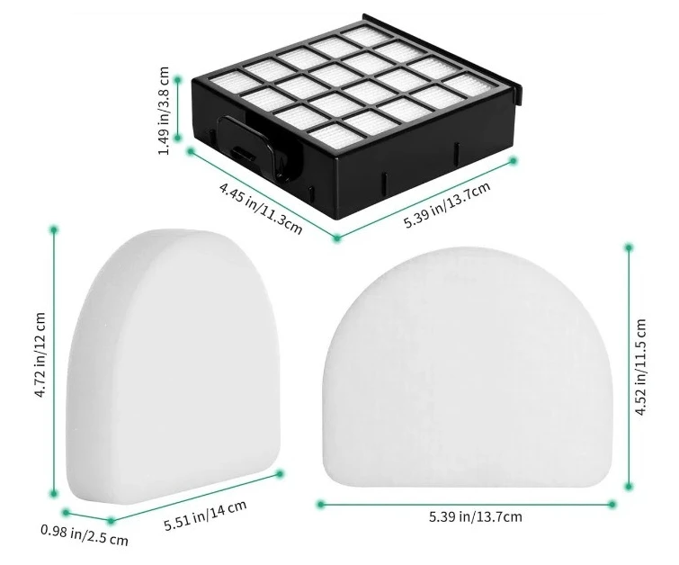 Suitable for shark AZ4000 AZ4002 vacuum cleaner filter, filter element, filter cotton replacement