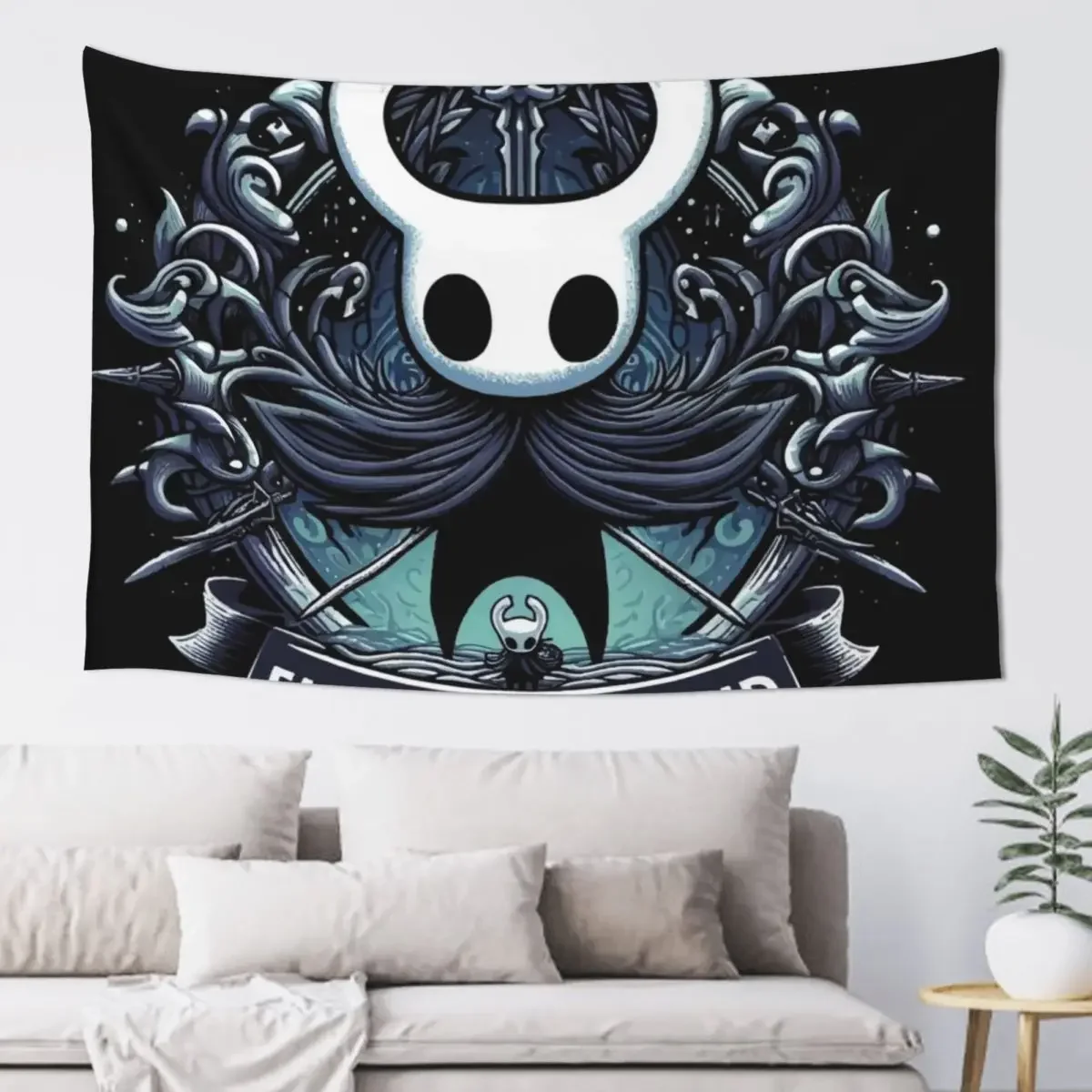 

Hollow Knight Fanart Tapestry Wall Decor Home Decorators Room Decor Aesthetic Tapestry