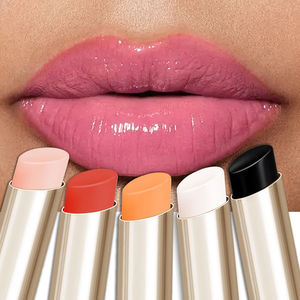 Lip & Cheek Stain Moisturizing Hydrating Lipstick PH Activated Custom Color Just Kissed Long Lasting Botanical Oils Lip Makeup