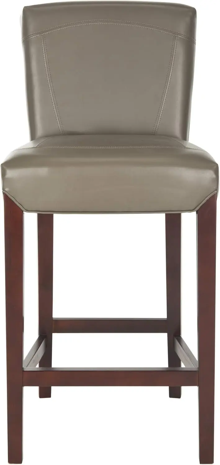 Home Collection Ken Clay Faux Leather 30-Inch Bar Stool