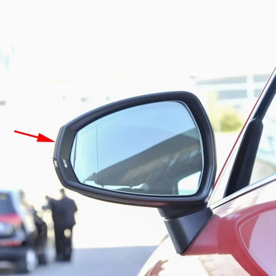 For  Audi A3 S3 RS3 2014-2020 Mirror Frame Reverse Mirror Frame Reflective Mirror Decorative Frame Edge Shell