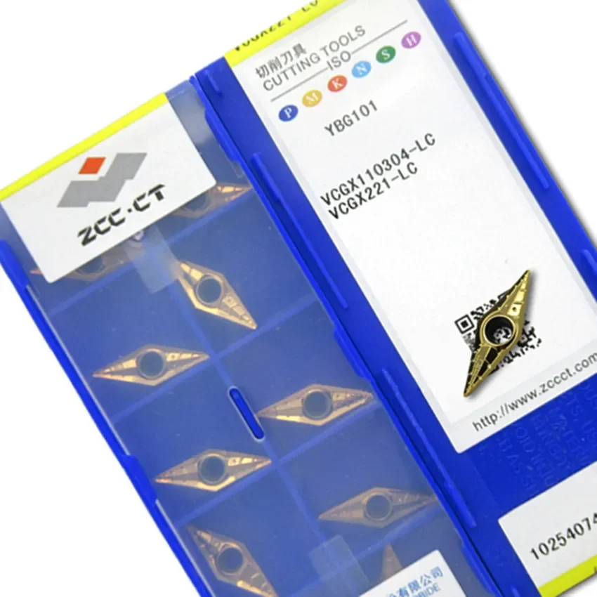 

VCGX110301-LC YBG101/VCGX110302-LC YBG101/VCGX110304-LC YBG101 VCGX110301 110302 110304 ZCC.CT CNC carbide inserts 10pcs/box