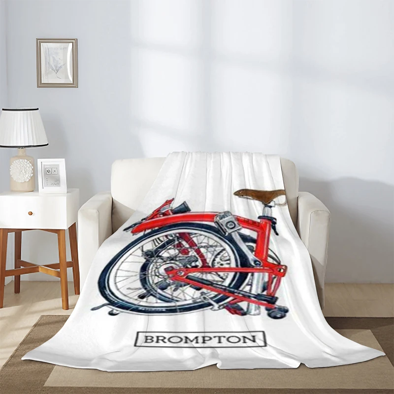 Summer Comforter B-Brompton Throw Blanket Sofa Blankets for Bed Fluffy Soft Blankets & Throws Furry Double Decorative Logo Home