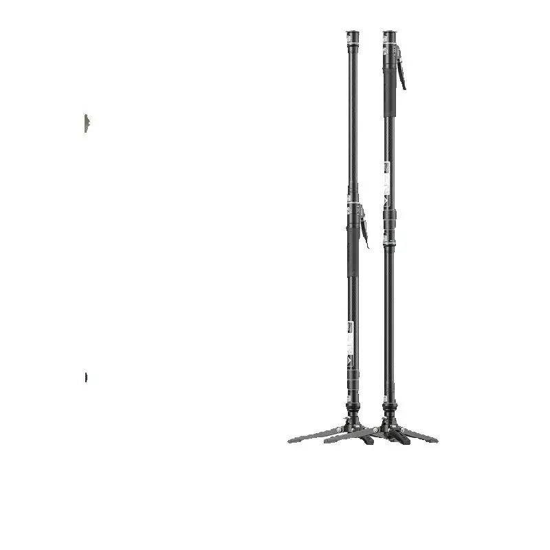 YC Cebola Pineta Fibra de Carbono Monopé Pro Haste de Extensão Monopé de Viagem Leve com Base de Pedal e Placa de Liberação Rápida