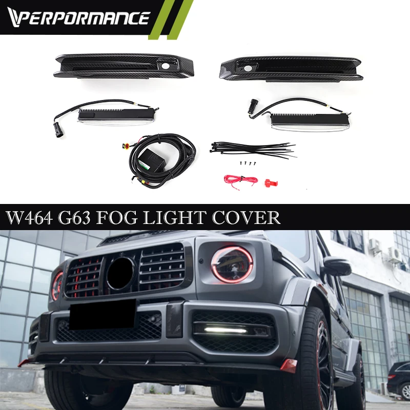 

2019Year W464 G63 Fog Light Cover With LED G Class W463A Front Fog Light Frame With Light exteriors auto parts