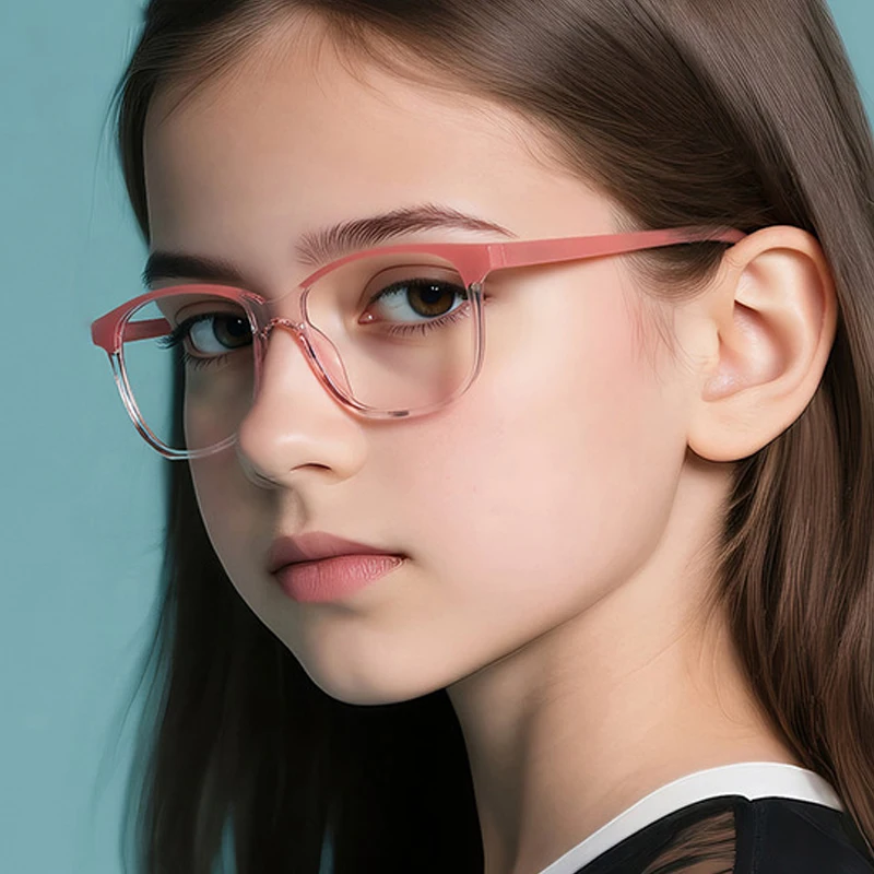 Anti Blue Light Children Myopia Glasses TR90 Eyeglass Frame Girl Boy Eye Protection Optical Customized Prescription Eyewear