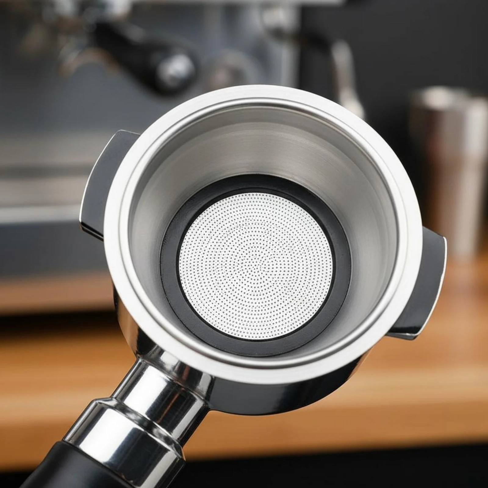 51mm Portafilter Replacement Part Espresso Strainer Handle Coffee Machine Group Handle Detachable Design for Baristas, Cafe view 4