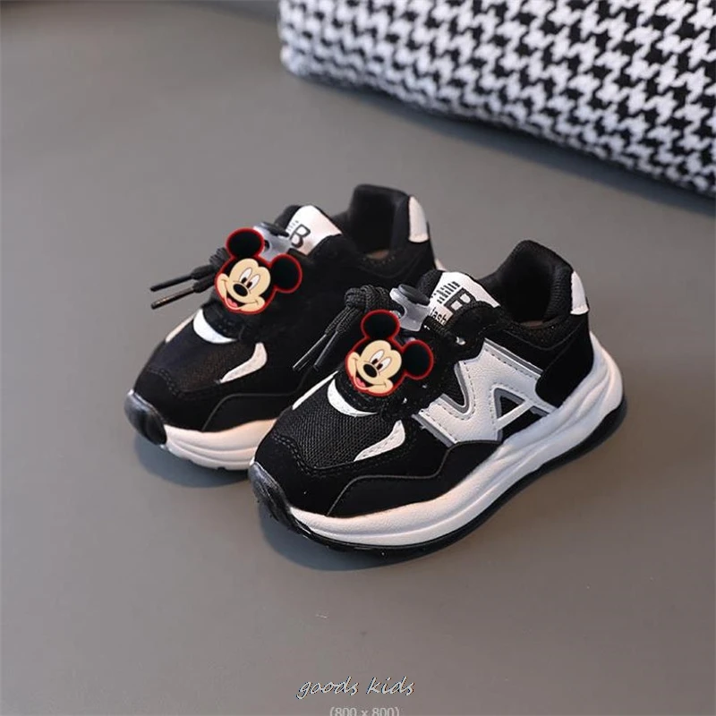 Hot Mickey Minnie Sneakers Baby Shoes Soft Sole Children\'s Shoe for Girl Walking Shoes Boys Board Shoes Girls Shoes Kid Shoes