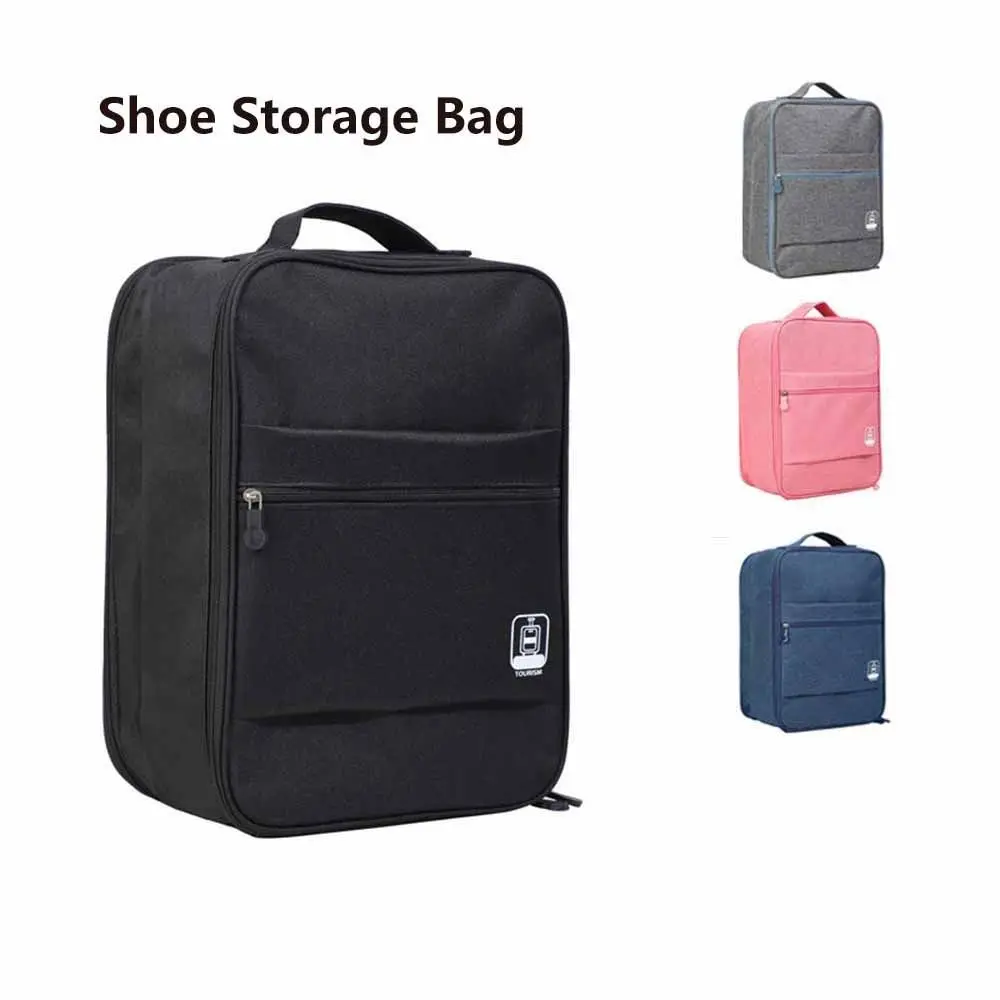 

Portable Waterproof Shoe Storage Bags Large Capacity Breathable Shoes Packaging Pouch Three-layer Hanging Shoe Organizer Luggage