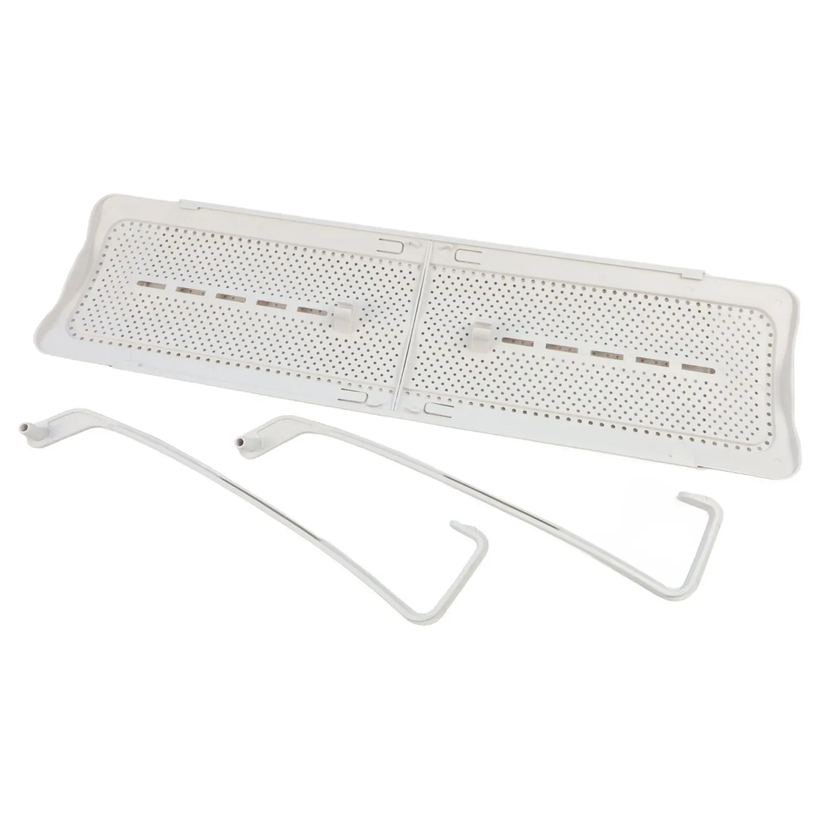 Scalable Air Conditioner Baffle Cover That Adjusts in Length and Angle to Customize Airflow Direction and Coverage