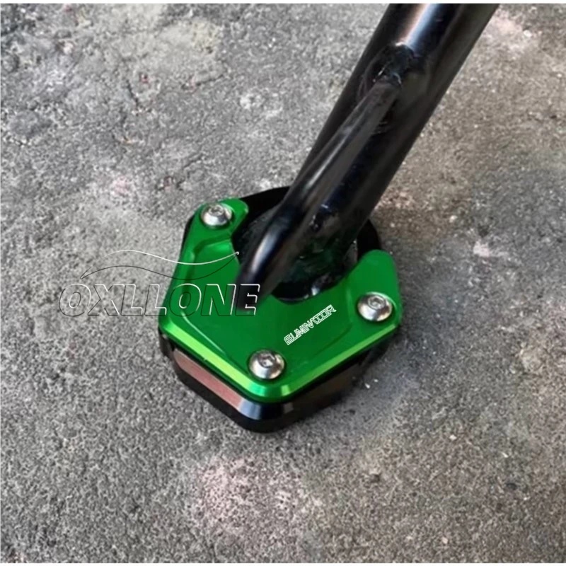 

Side Stand Extension Support Pad Enlarger Plate 2024 2025 For Kawasaki Eliminator 500 450 400 Kickstand Motorcycle Accessories