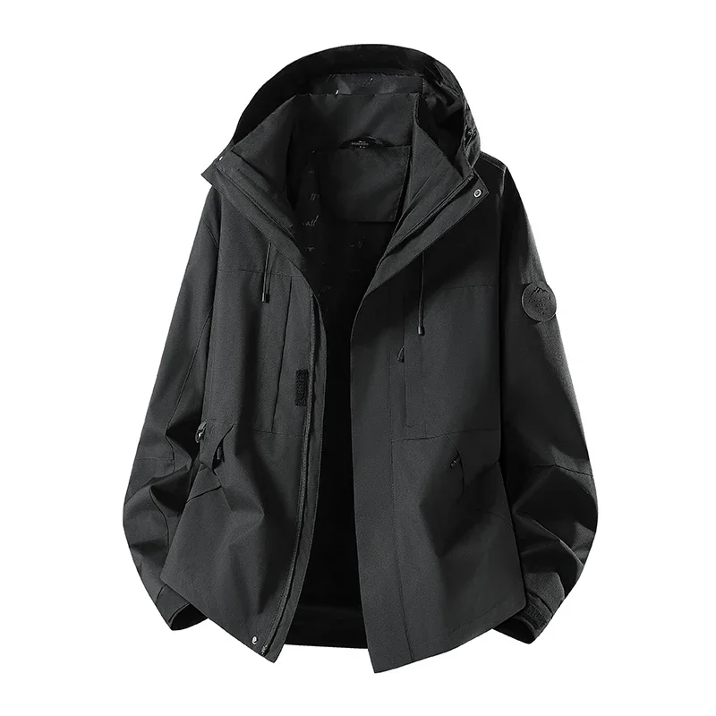2026 Unisex Hiking Jacket Waterproof Camping Trekking Fishing Oilproof Clothes Outdoor Sport Windbreaker Wear-resistant Jackets