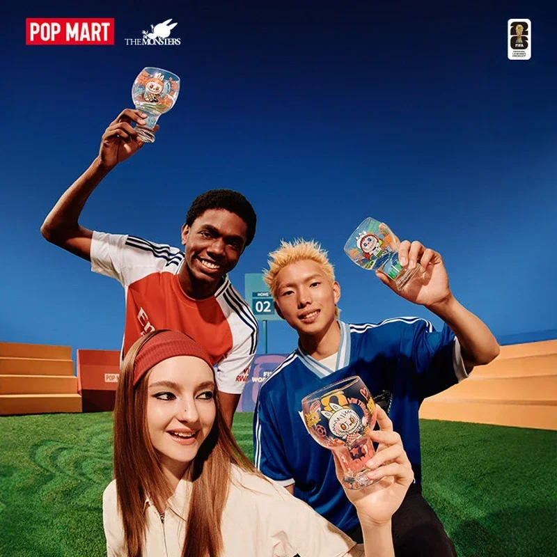 POP MART Labubu The Monsters Fifa Series Glass Blind Box Guess Bag Mystery Box Toys Doll Cute Anime Figure Desktop Collection view 6