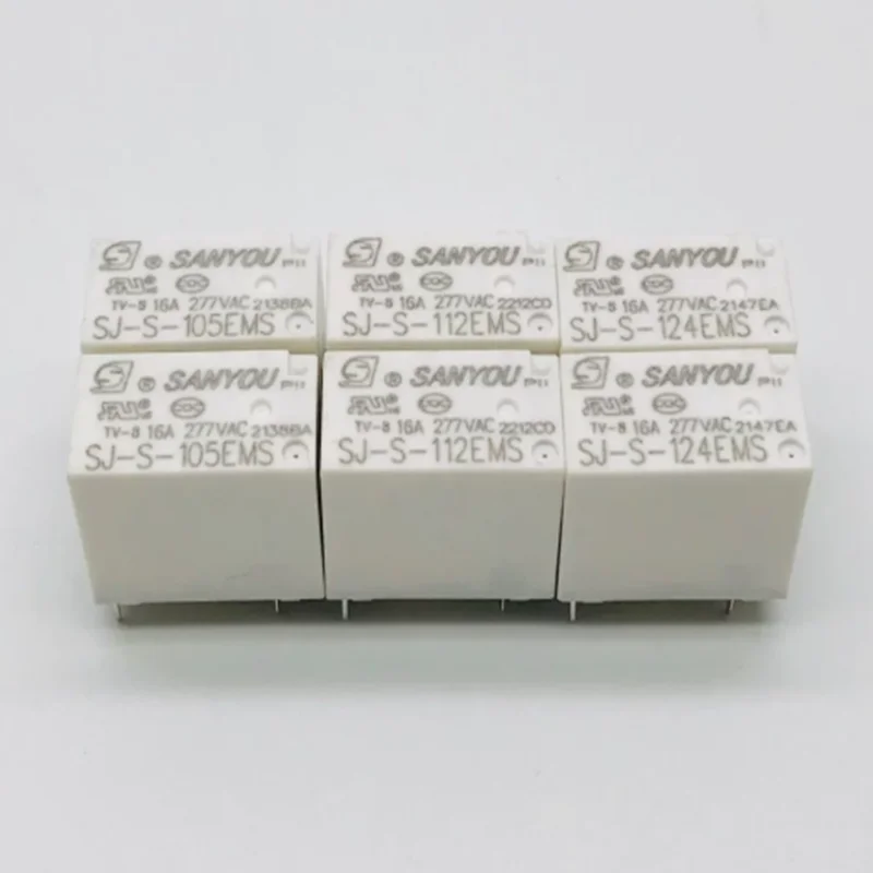 5PCS-20PCS SJ-S-105EMS SJ-S-112EMS SJ-S-124EMS DIP4  1 normally open contact design, 16A, suitable for high-current load con