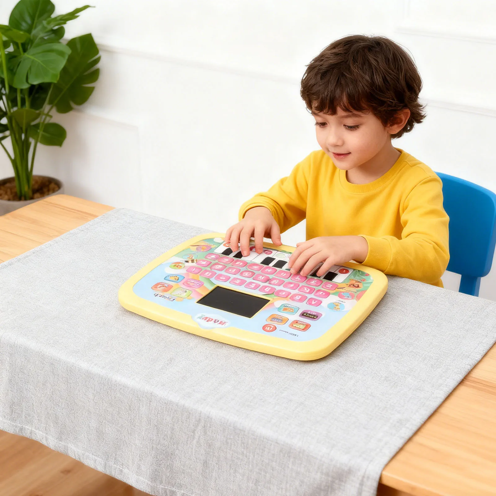 Kids Learning Tablet LED Screen Educational Alphabet Numbers Story Reading Learning Tablet Toy