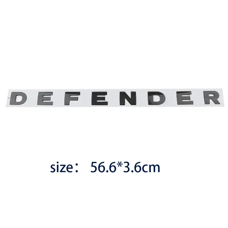 DEFENDER letter logo car stickers old style for Land Rover DEFENDER SPORT SUV front hood cover label emblem refit trunk decals