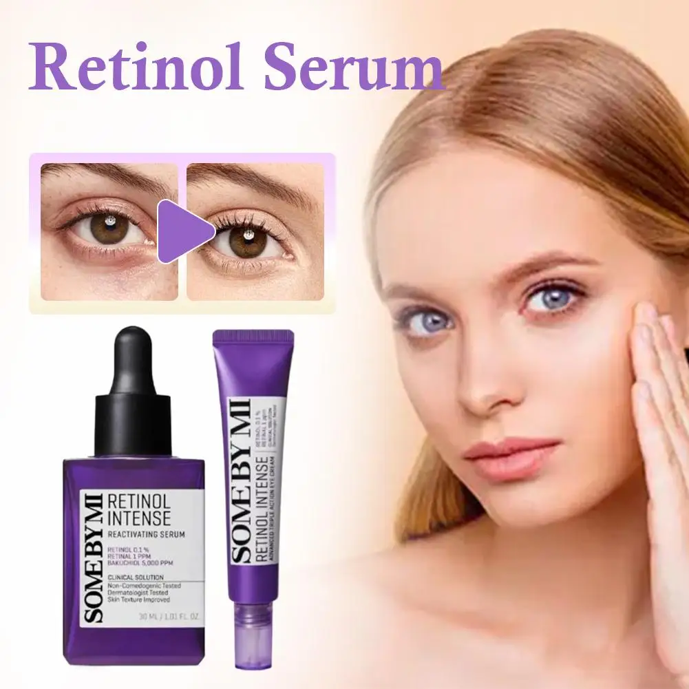 SOMEBYMI Retinol مصل تنشيط قوي كريم عين ثلاثي الوظائف منطقة العين الثابتة مكافحة الشيخوخة ترطيب جوهر مغذي #1