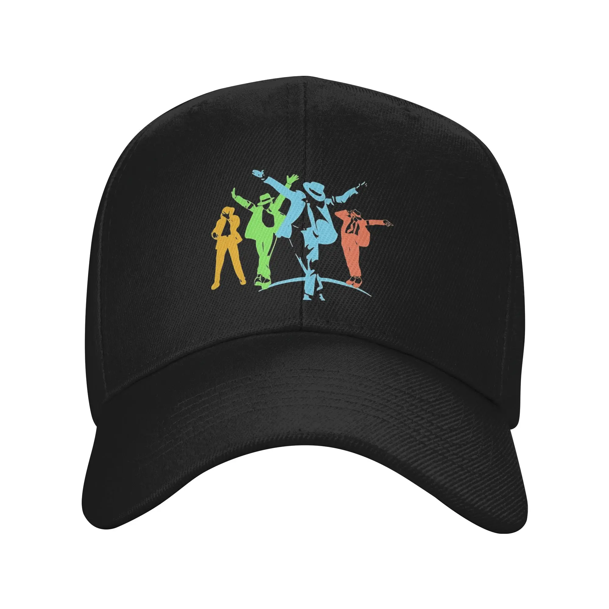 Neon Art King Of Pop Michael Jackson Baseball Cap  Fashion Couple Women Hip Hop Hats Adjustable Design Tennis Skate Baseball Cap