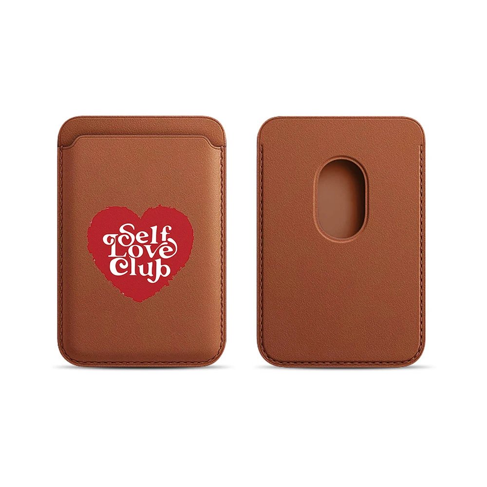 Self Love Club Leder-Kartenetui Handyhülle Kartenhalter für Magnetische Hülle Geeignet für alle iPhone Magsafe Karten-Handy-Rückseiten-Taschen – Detail 19
