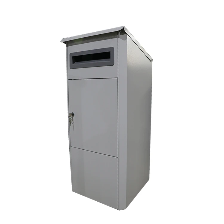 Custom Large Outdoor Parcel Drop Boxes Delivery Box Large Parcel Drop Box For Mail Letter Post And Smart Metal Home