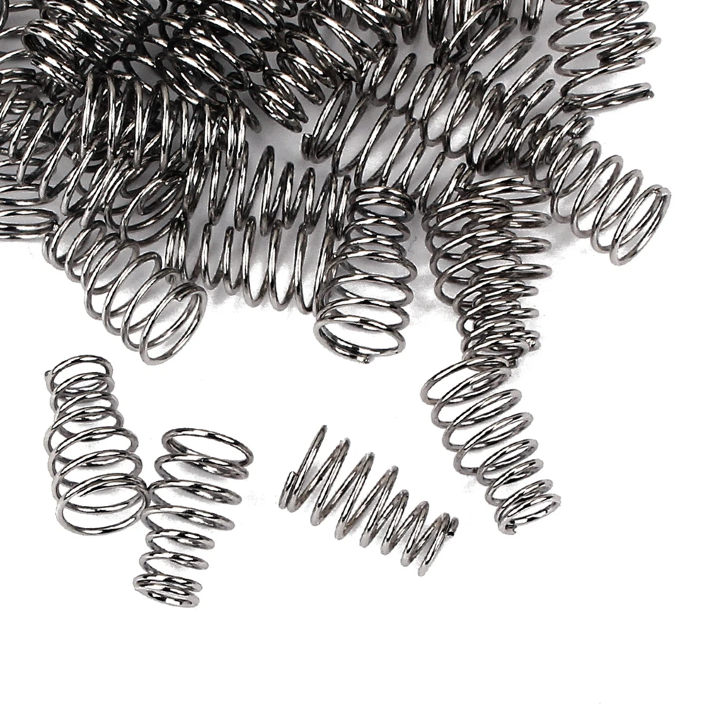 

50pcs Guitar Pickup Springs Metal Durable Humbucker Height Adjustment Bigger Tower Size Tremolo Accessories Bass