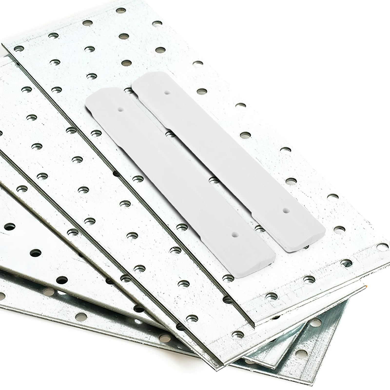 

2 Pcs Perforated Board Connecting Piece Hooks Heavy Duty Peg Shelving Industrial Hardwares Accessories Desktop Office