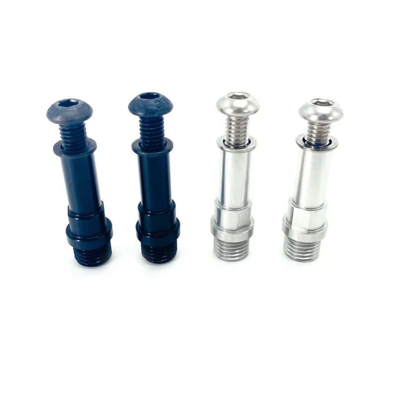Bicycle V Brake Mount Bolt 10mm M10 Aluminum Alloy V Brake Post MTB Road Folding Bike V Brake Pillar Silver Black
