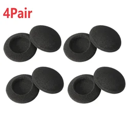 4 Pairs Headphone Earpads Black Sponge Cushion Covers For Koss Porta Pro Headset Accessories Ear Pads Earbud Cover Replacement