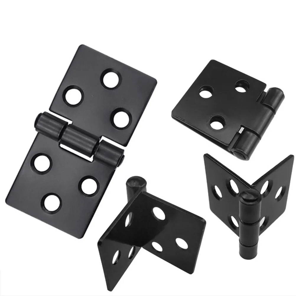 

10pcs Thickened Square Flat For Closure Heavy Duty Iron Hinge Corrosion Resistant Smooth Finish Practical Door Hinge