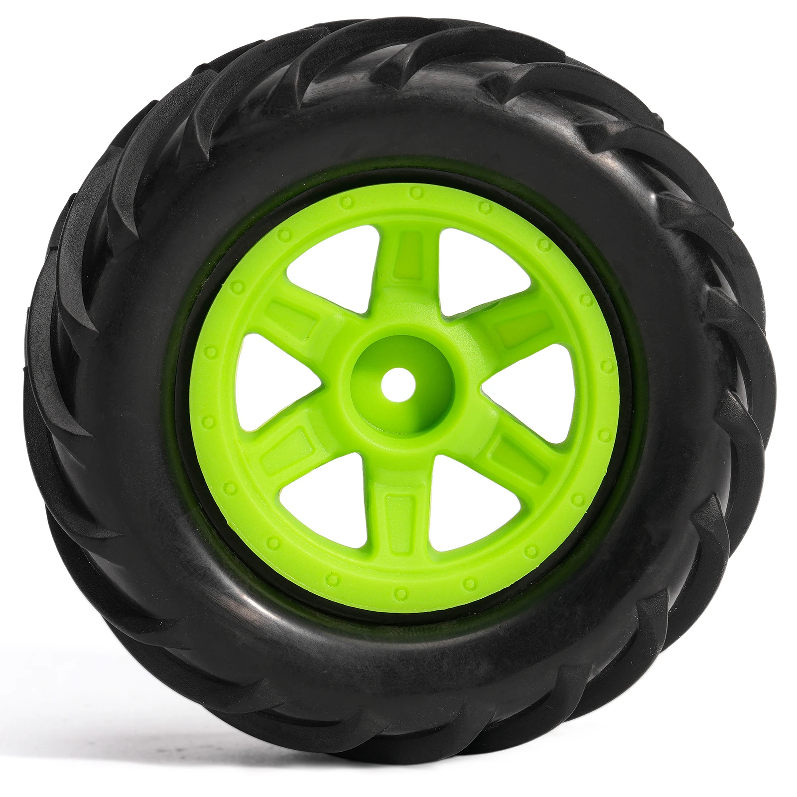 DUSTAIL 4PCS 1.9" RC Wheel Tires Set 12mm Hex 1:10 Rubber Tyre for Axial 1/10 1/12 1/14 Monster Truck Car Upgrade(WT190911)