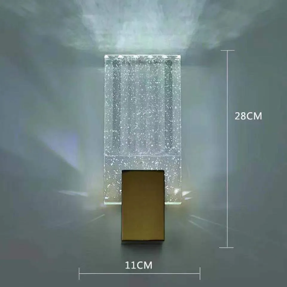 مصباح جداري زجاجي فاخر بإضاءة إبداعية من الشمال، جدار خلفية غرفة المعيشة، الدرج، مصباح بجانب السرير لغرفة النوم، حديث وبيم #6