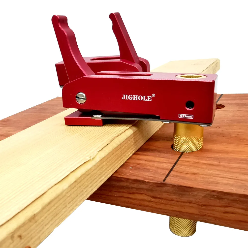 Woodworking Cepat Menahan Bangku Penjepit Anjing Desktop Cepat Bertindak Penahan Penjepit Dapat Diatur Cepat Tetap Klip untuk 19/20Mm Lubang Anjing