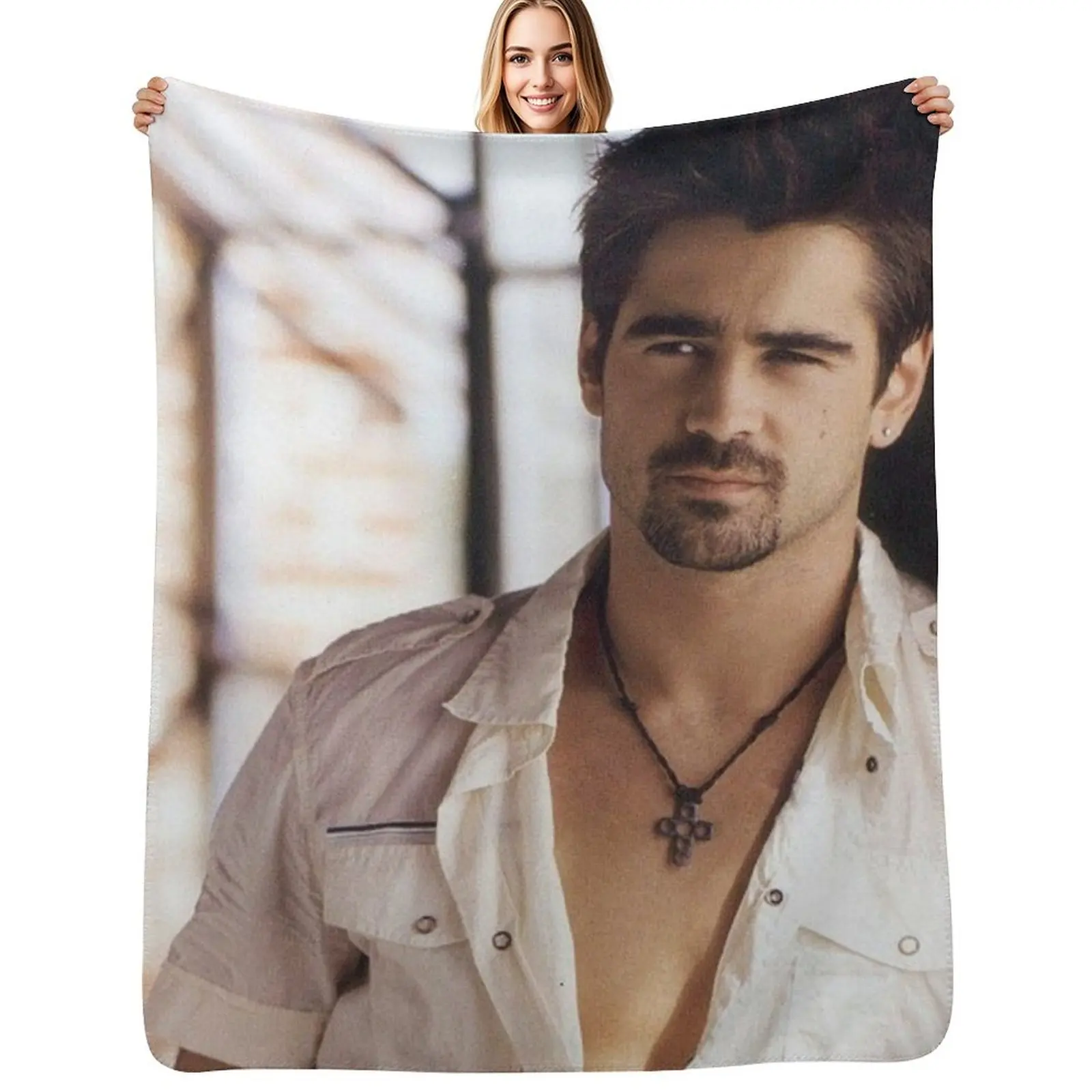 Плед Colin Farrell, устойчивый к сминанию, легкий плед