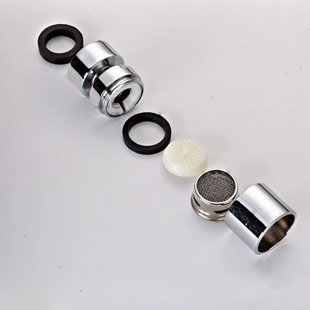 Chrome Finish Brass External Thread Water Saving Kitchen Faucet Sprayer Kitchen Accessories Bidet Faucet Aerator Attachment