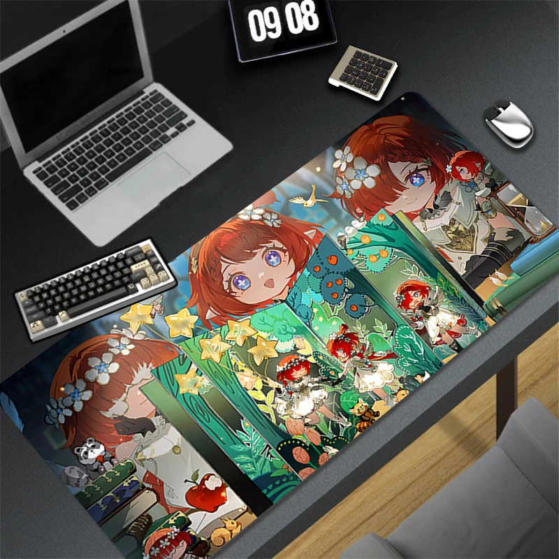 

Gaming Honkai Star Rail Tribios Mouse Pad Desk Mat Gamer Professional Premium Mousepad Speed Control Accessories Keyboard Pad