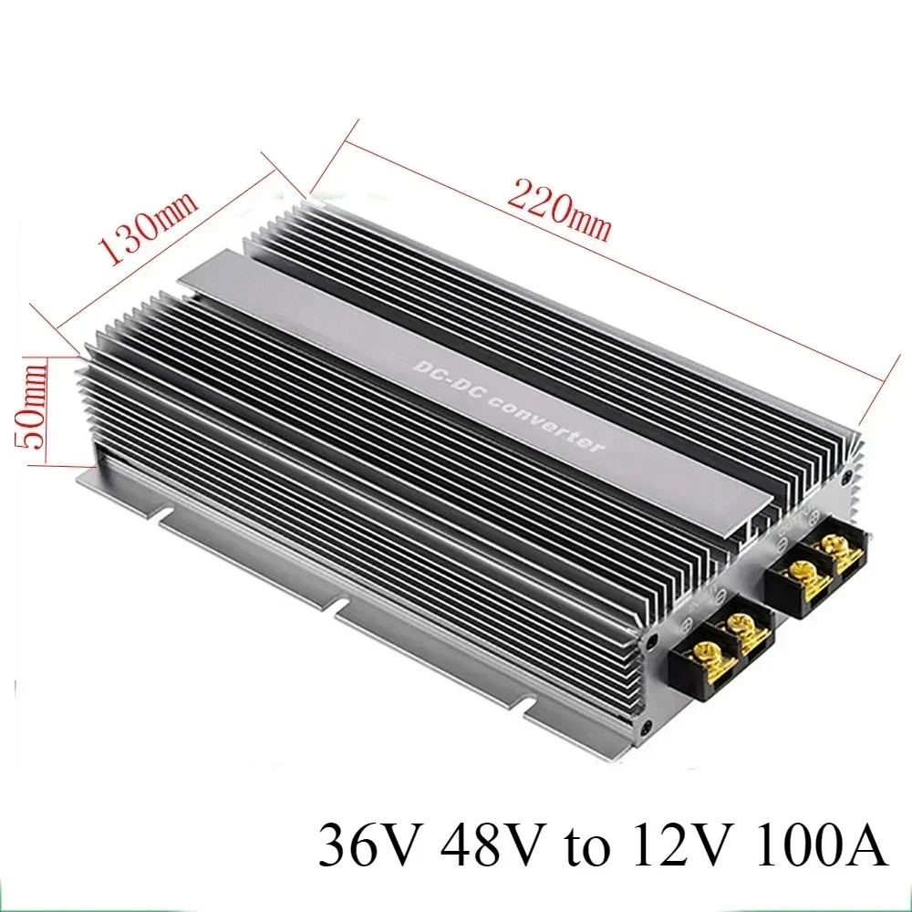 30-60V 36V 48V naar 12V 150A 100A 80AStep down DC DC Power Converter 36V48V-12V Voltage Reducer Module Auto Vrachtwagen Boot Voeding