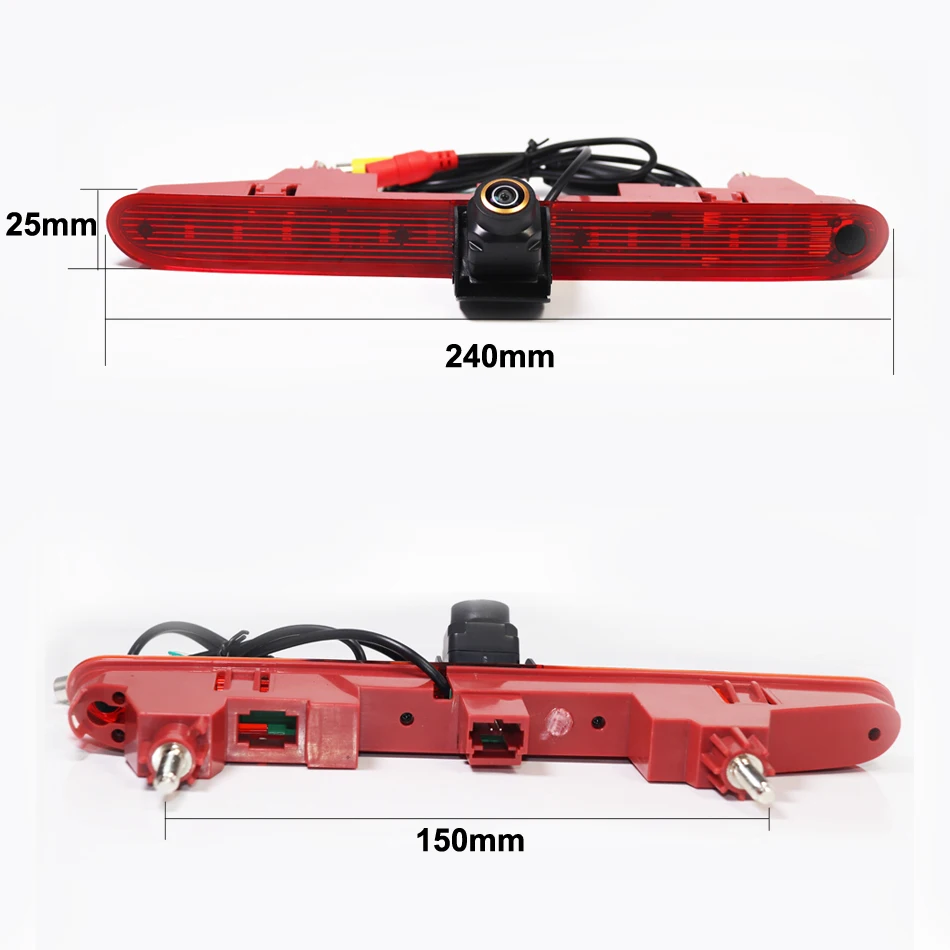 GAYINTT AHD 1080P lente ojo de pez luz de freno de vehículo cámara de visión trasera para citroen Berlingo Peugeot Partner 08-21 Partner II Car