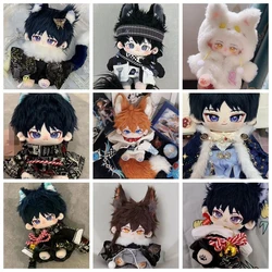 Cotton Doll Clothes for 20cm Plush Puppet Dree-up Changing Clothes for Boys Girls Toys Clothing Suits Without Dolls Collectibles